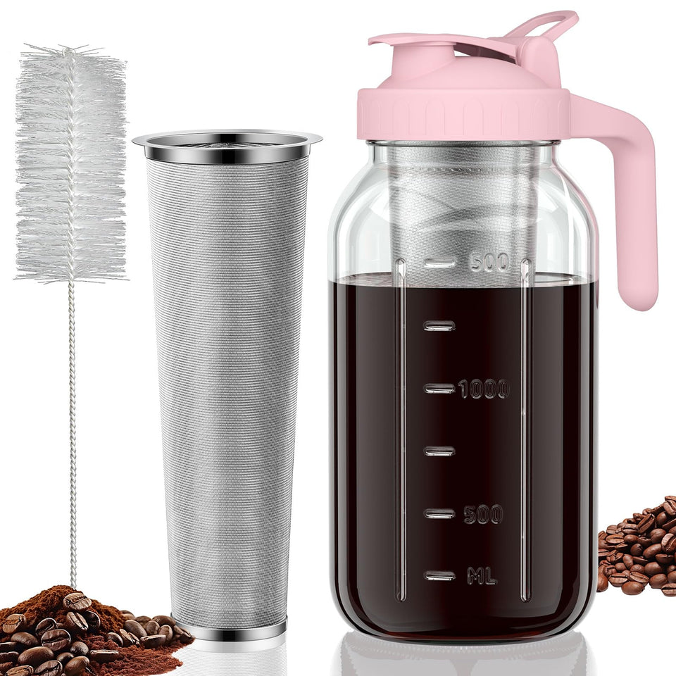 JunVpic cold brew jar 64oz for smooth iced coffee