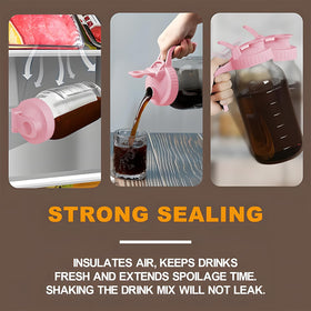 JunVpic leak-proof spout and lid for spill-free serving