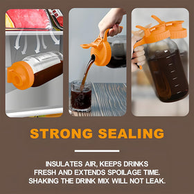 JunVpic leak-proof spout prevents drips during pouring