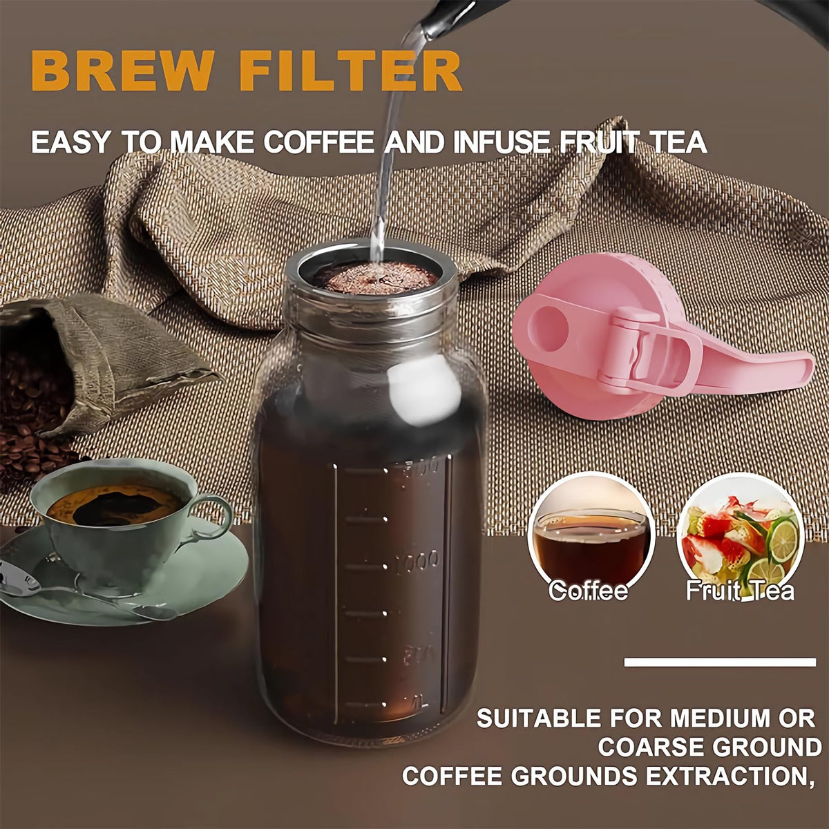 JunVpic multi-use pitcher ideal for lemonade or tea