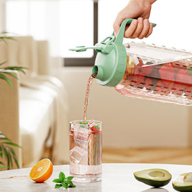 JunVpic stylish jar with ergonomic handle for easy pouring and fridge storage