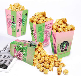 Junyaoii popcorn boxes feature eight whimsical designs to boost kid party ambience.