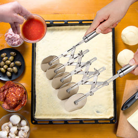 Juome ergonomic handle cutter offering comfortable grip during baking