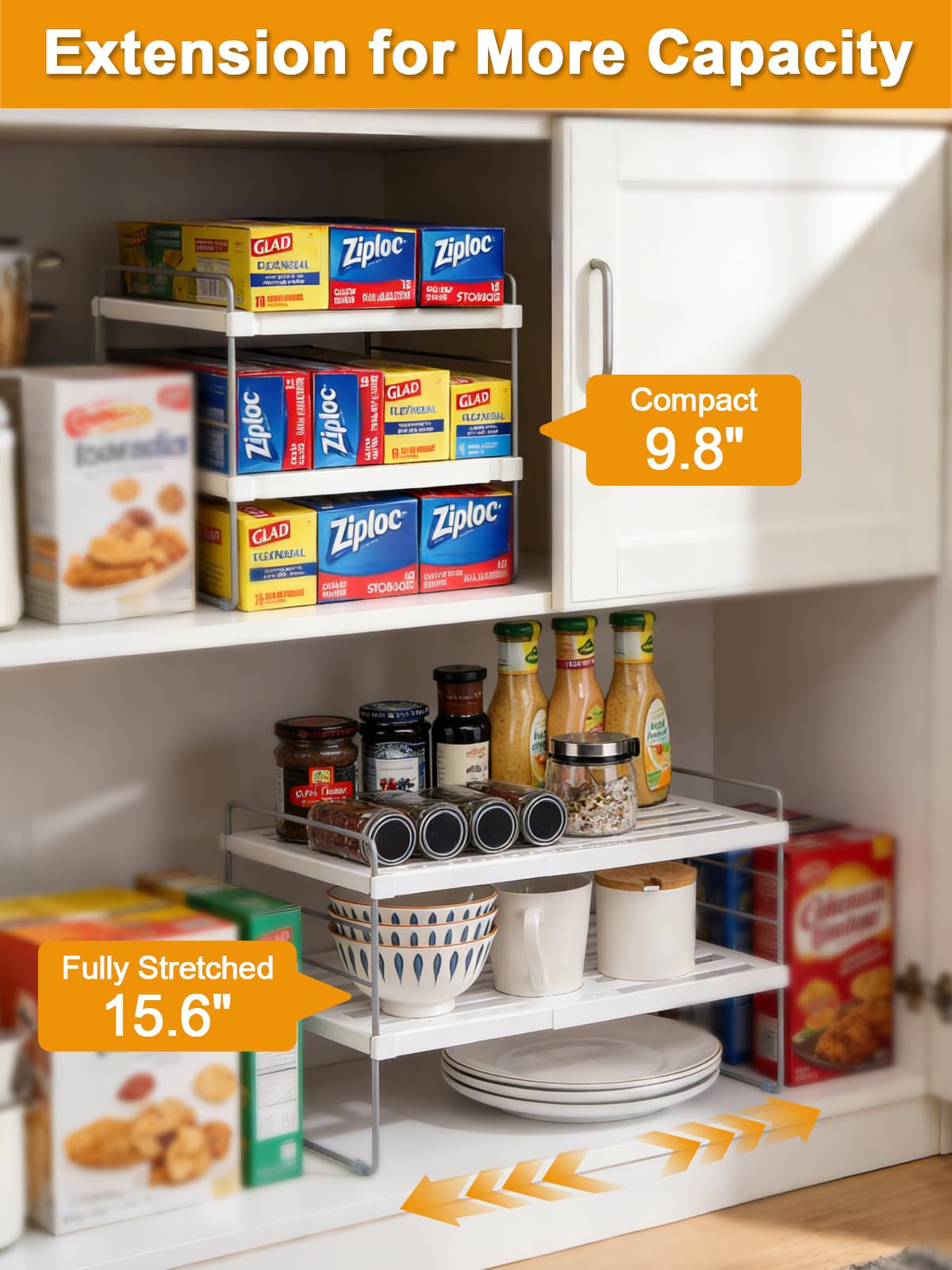 JUPELI cabinet-rack snap-assembly shown; tool-free setup saves time.