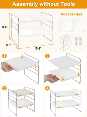 JUPELI durable-kitchen-accessory blends with modern cabinets while improving access.