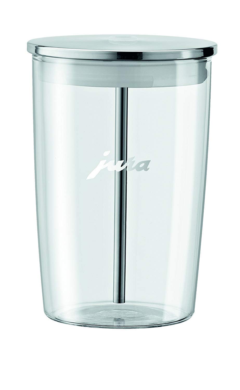 Jura 72570 glass milk container for easy 0.5 L storage.
