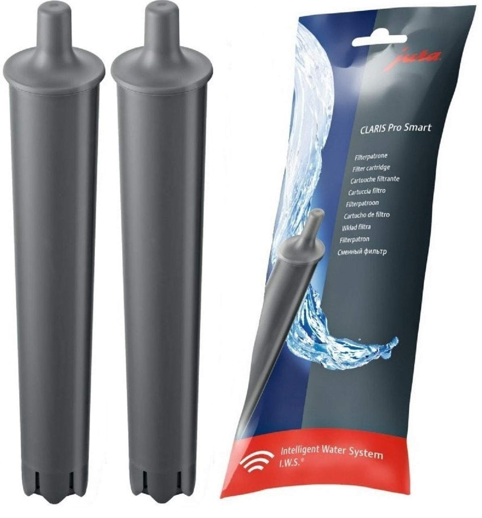 JURA CLARIS Pro Smart filter two-pack for WE6 WE8 improves water quality for coffee