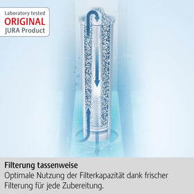 Natural deposit stabilizes tank water, reducing limescale buildup at the bottom.