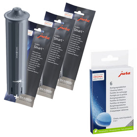 Jura Claris Smart+ filter 3-pack for improved water quality and machine care