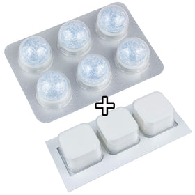 Jura descaling tablets dissolving in water during a cycle