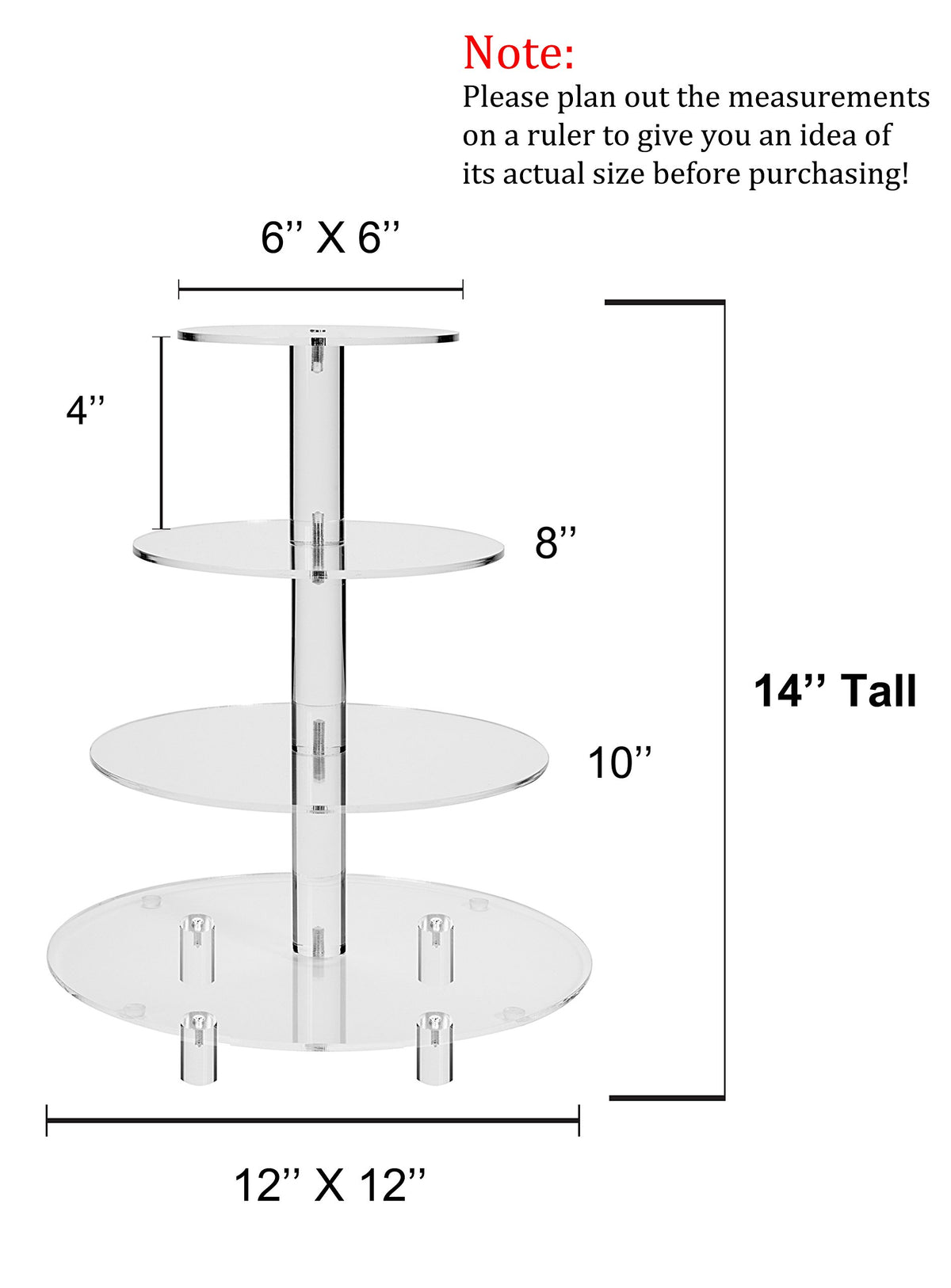 Jusalpha stand plate sizes 6in 8in 10in 12in framed.