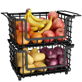 Jusdyrack multipurpose-use setup for fruits, vegetables, snacks, and more.