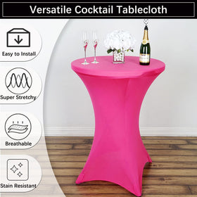 Jusmate highboy tablecloth with foot pocket design ensures steady coverage