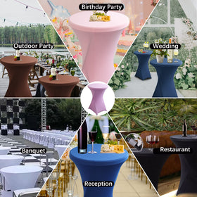Jusmate reusable 32x43 tablecloth magenta for multiple events
