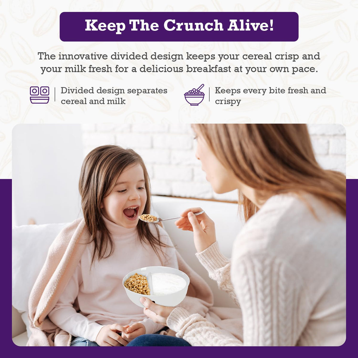 Just Artifacts Just Crunch microwave-safe BPA-free bowls for reheating