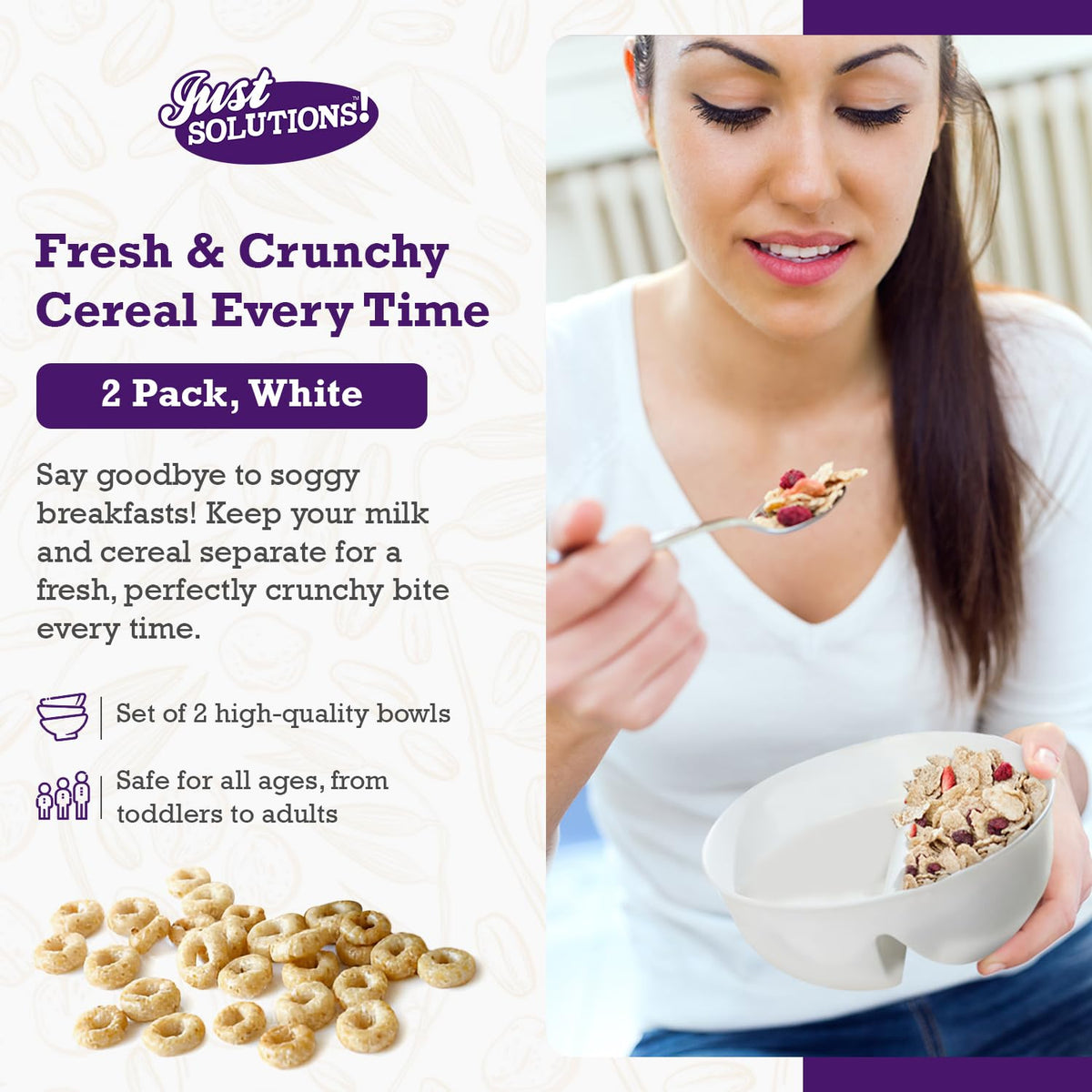 Just Artifacts Just Crunch stackable bowls saving kitchen space