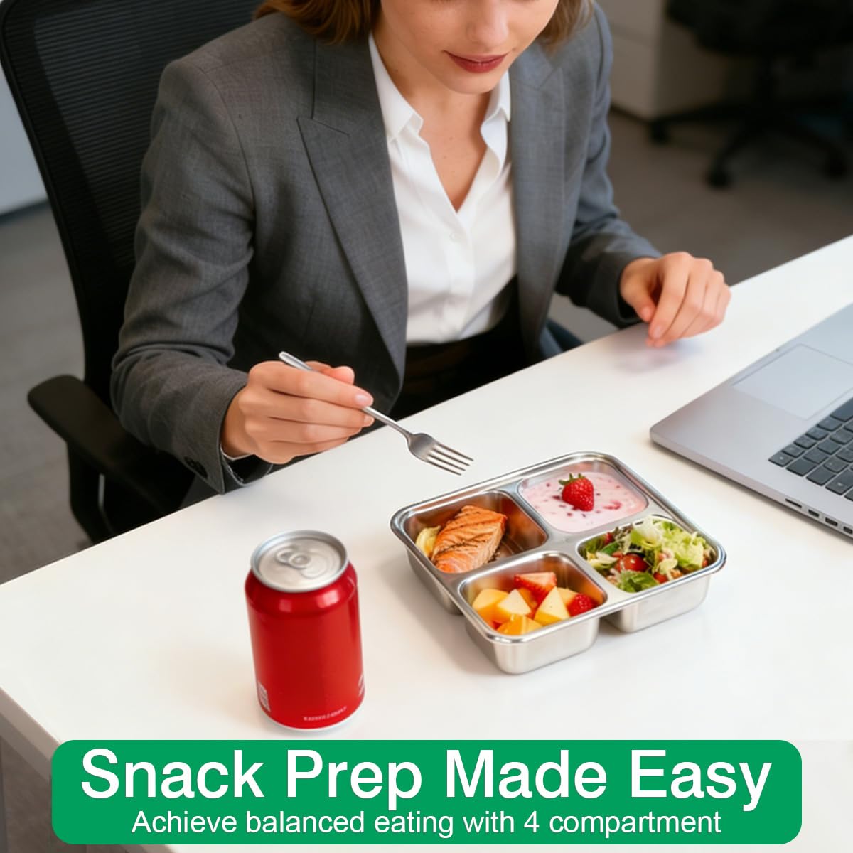 JUSTASHOW color-coded lids aid quick identification during lunch prep
