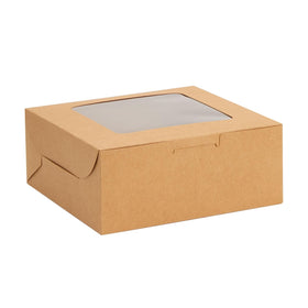 Juvale 50-pack brown boxes provide ample supply for events and sales.