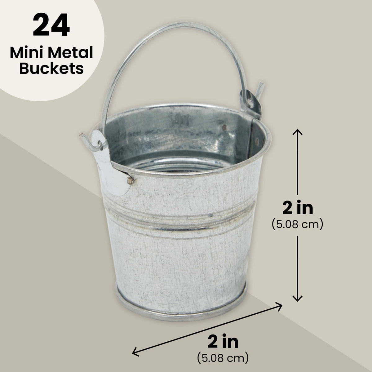 Juvale craft-ready bucket inspires centerpieces and DIY decor.