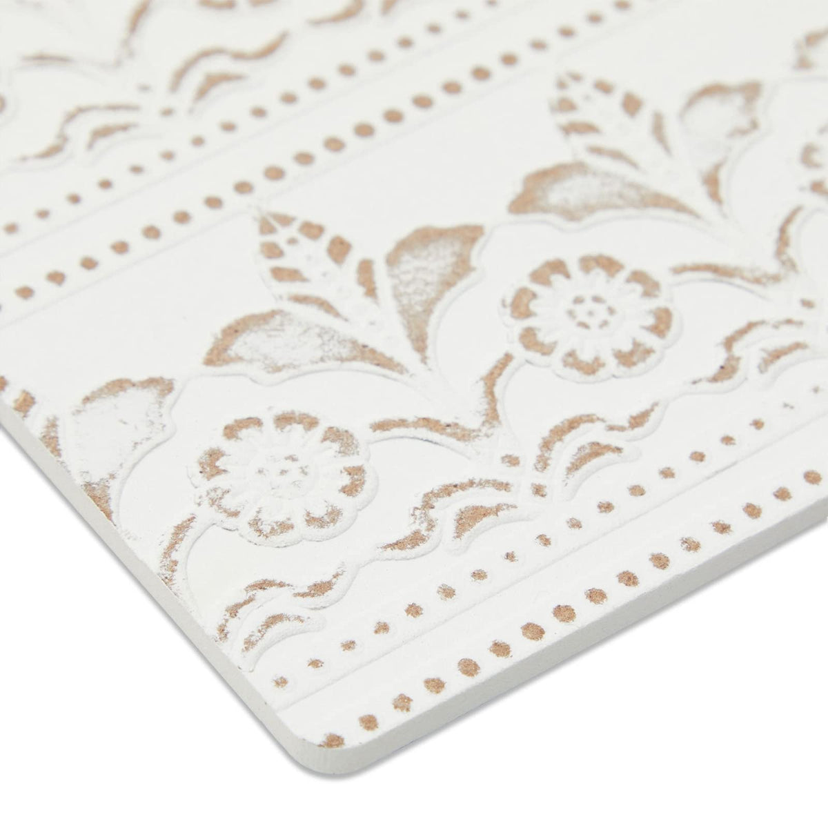Juvale square coasters complement kitchen and living room decor.