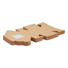 Juvale kraft brown box used for baked goods packaging
