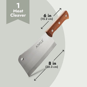 Juvale 8-inch blade ideal for beef brisket and large cuts.