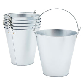 Juvale metal bucket ice tub 100oz keeps beverages chilled at gatherings