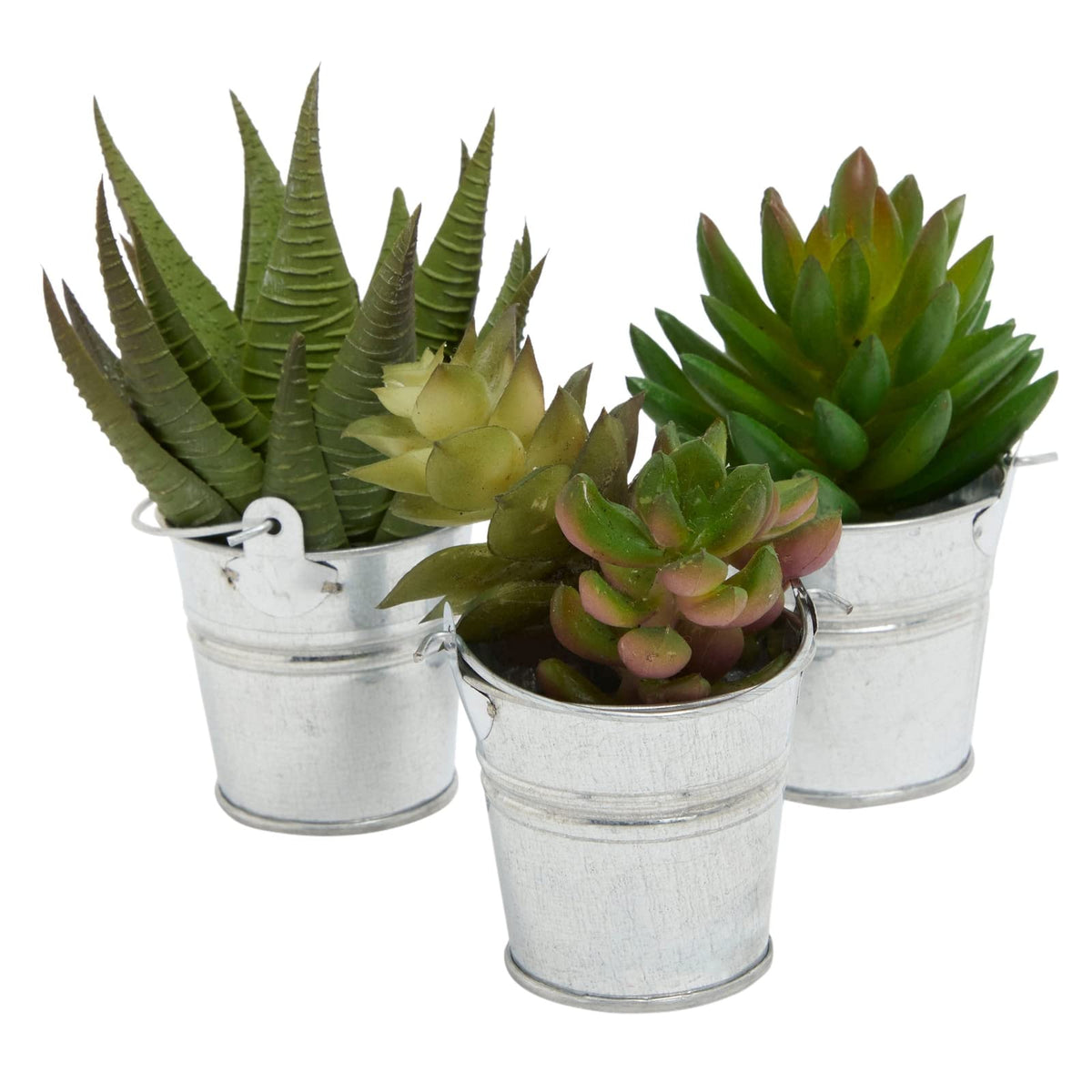 Juvale metal tin bucket ideal for rustic centerpieces and accents.