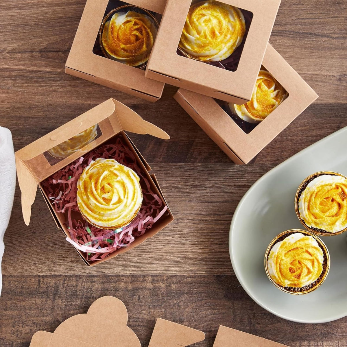 Juvale mini treat packaging ready for presentation