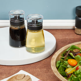 Juvale olive oil dispenser shown in a modern kitchen
