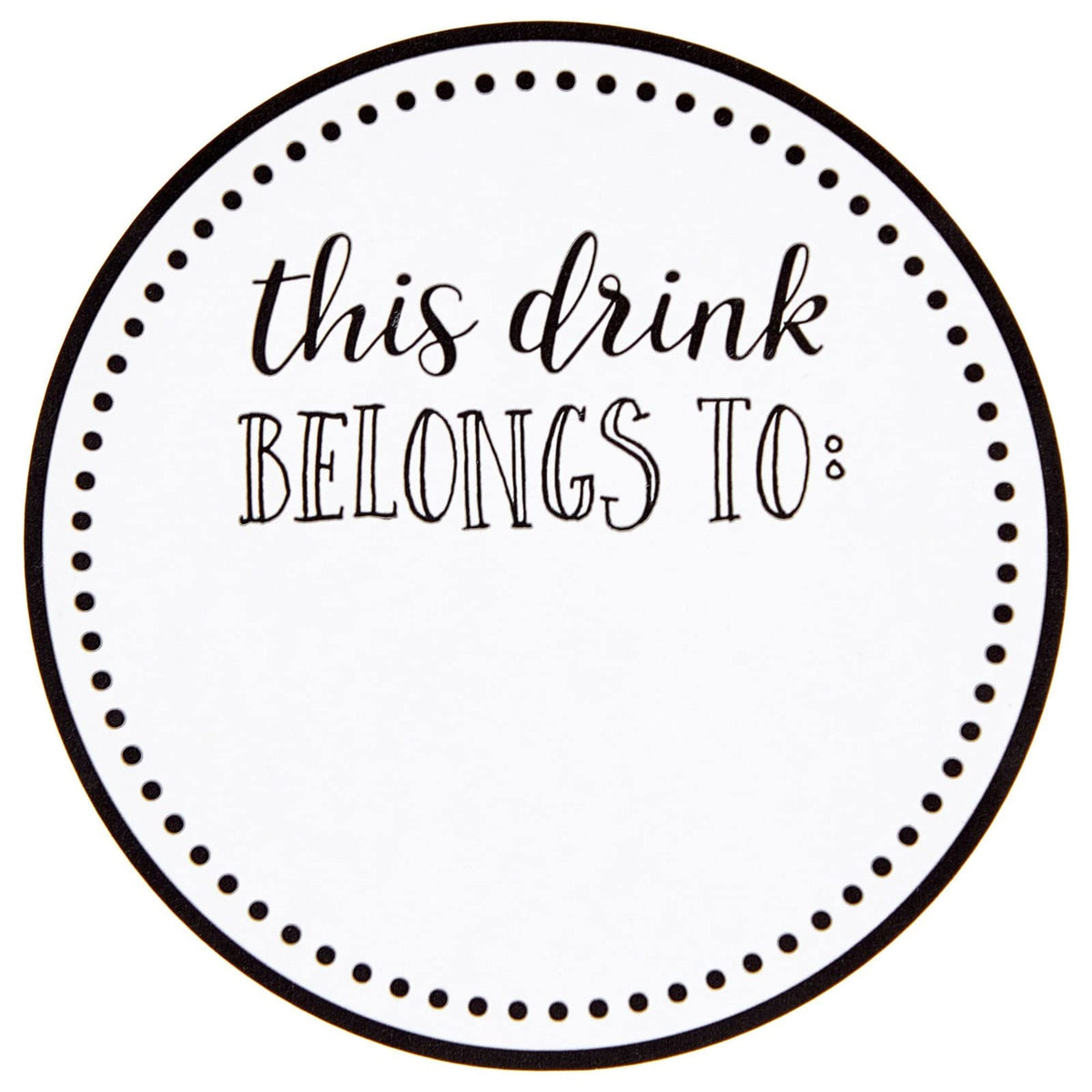 Juvale organized party drink-labels help guests identify beverages