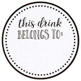 Juvale organized party drink-labels help guests identify beverages