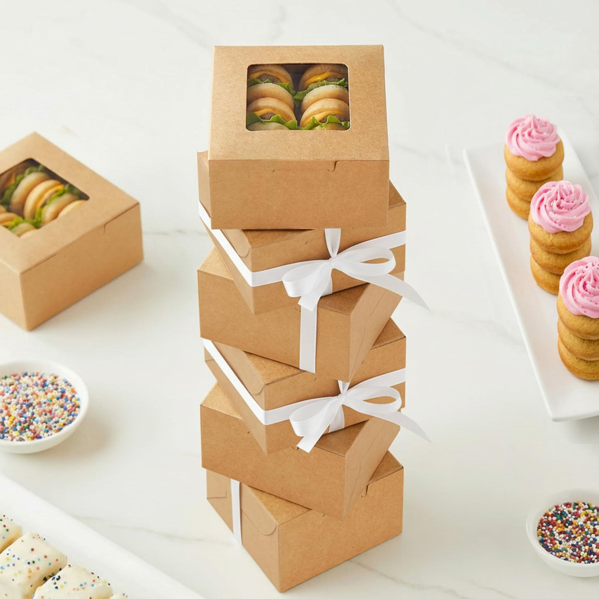 Juvale rustic dessert box adds charm to gift packaging