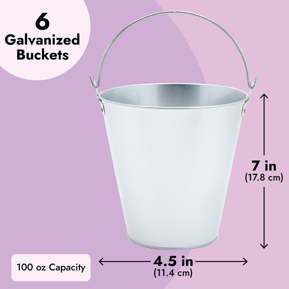 Juvale six-pack metal buckets offer coordinated style for entertaining