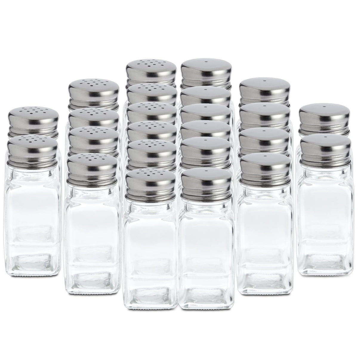 Juvale sleek-shape shakers complement dining-table décor while remaining practical for daily use.