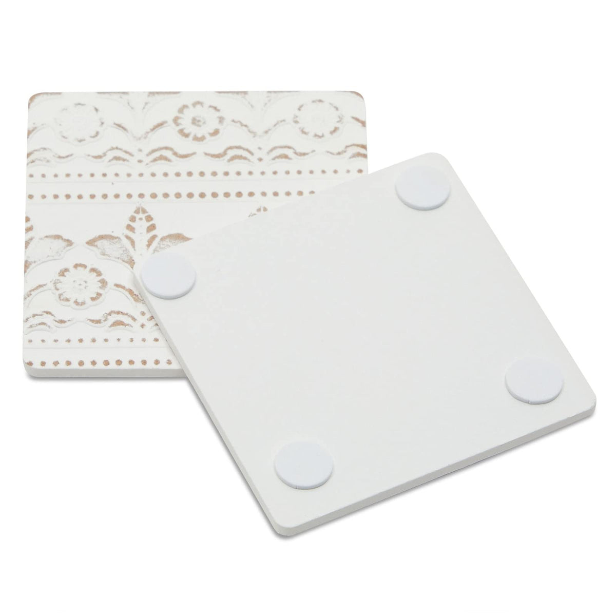 Juvale coasters with bumper pads stay in place.