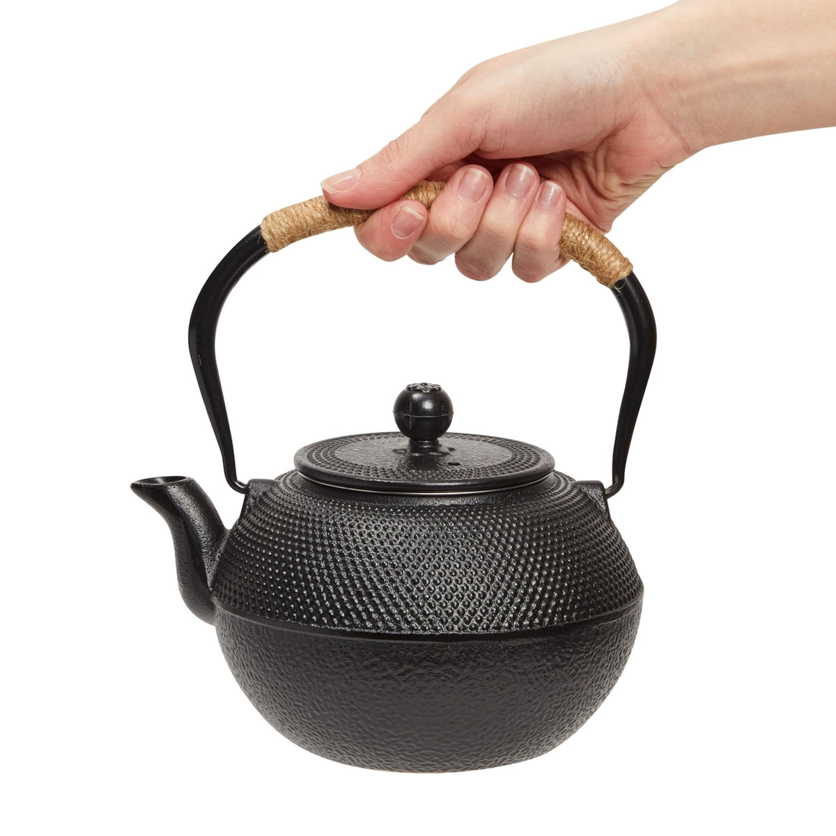 Juvale teapot handle and spout detail emphasizing traditional design.