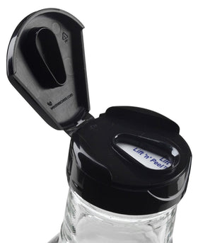 JUVITUS 12 oz bottle pour-spout enables controlled dressing pours.
