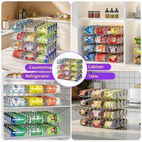 JUYUANHOM Clear can holder keeps contents visible and organized.