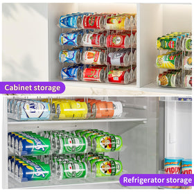 JUYUANHOM Transparent design adds a modern touch to pantry, fridge, or countertop.