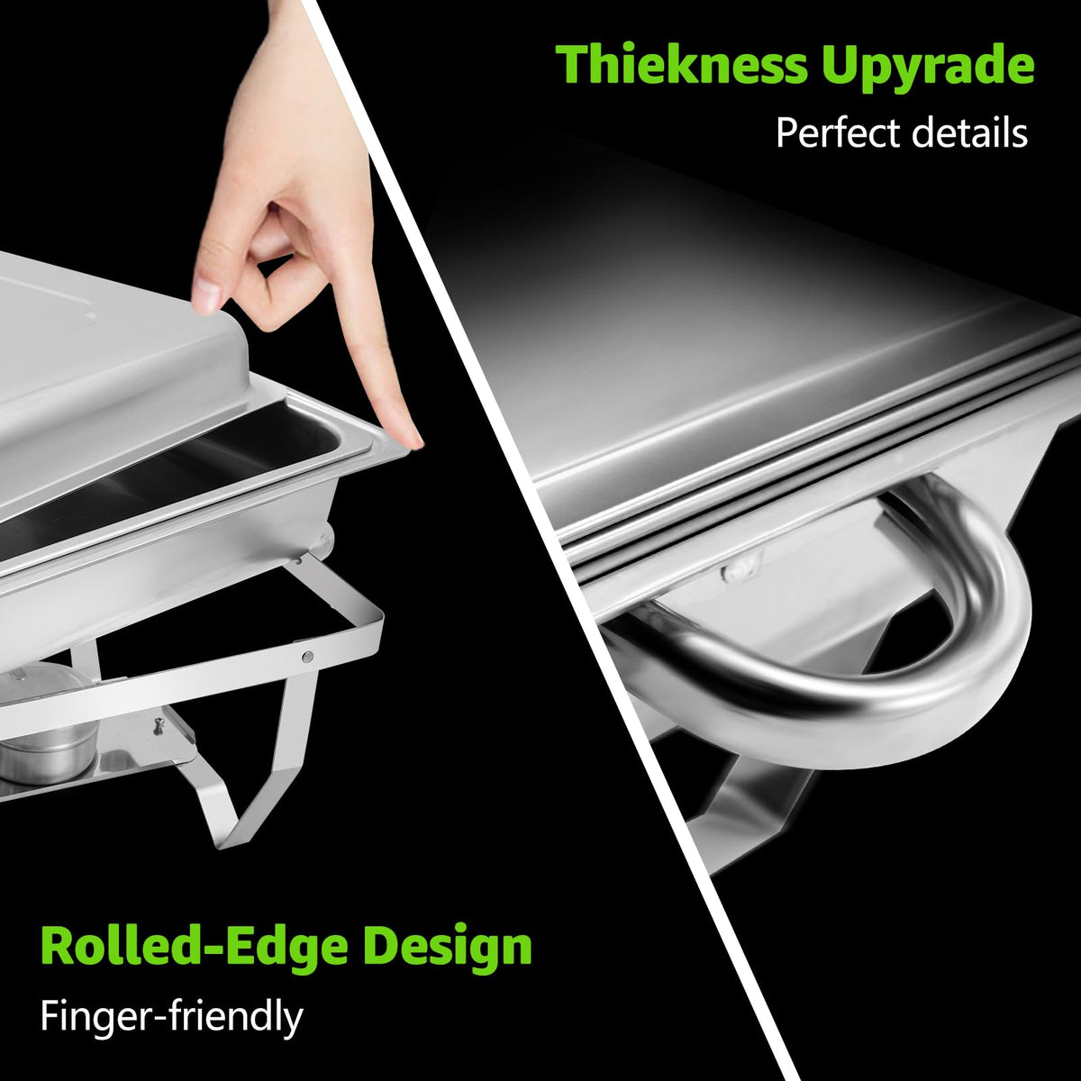 Jwevvie foldable frame enables rapid setup for buffets.