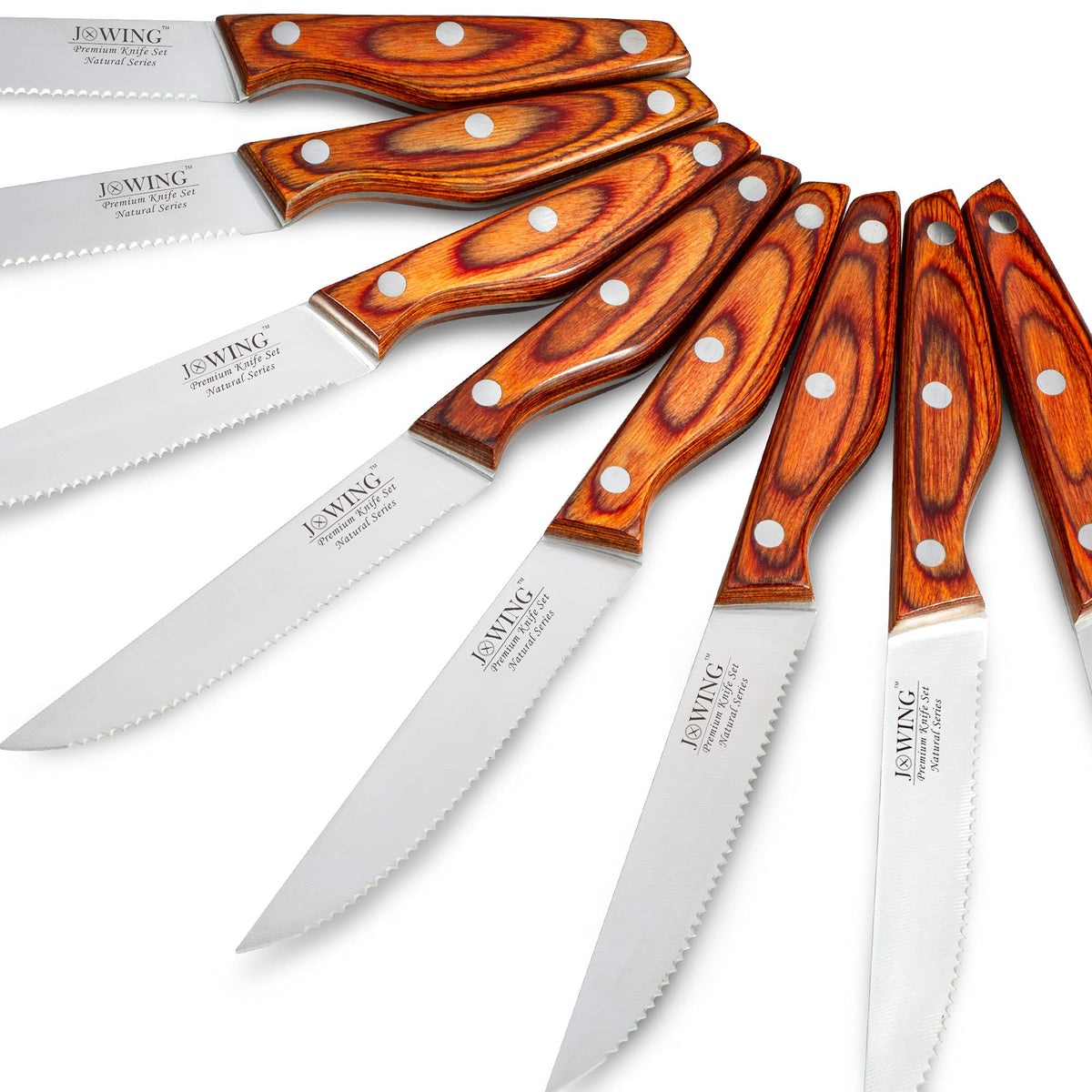 JXWING knife set gift-ready packaging suitable for family and friends.