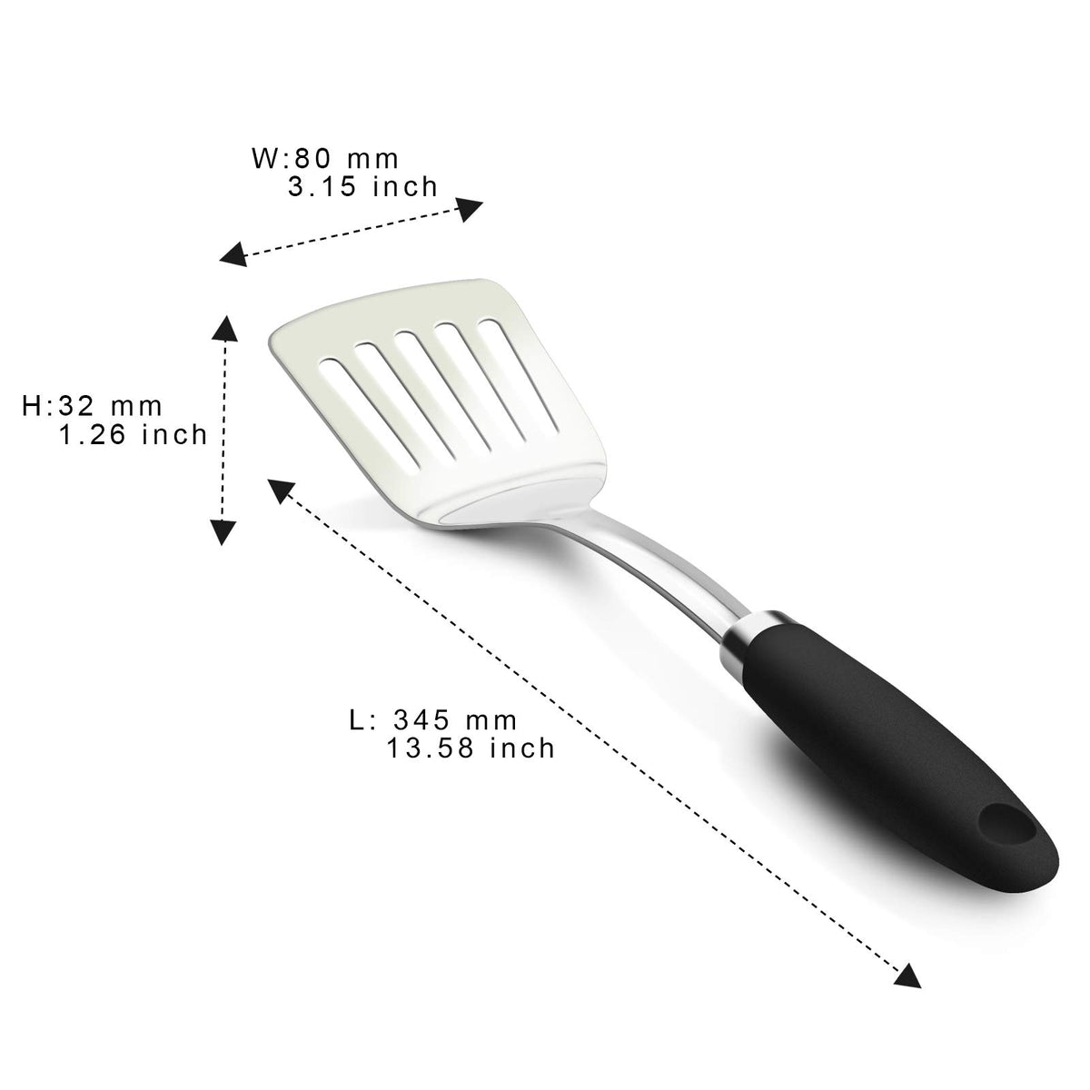 JXWING heat resistant silicone handle keeps hands away from heat.