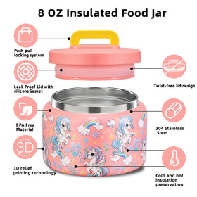 JXXM silicone gasket; secure seal keeps meals fresh and odors contained