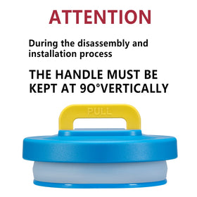 JXXM blue dinosaur thermo jar wide mouth for easy filling.