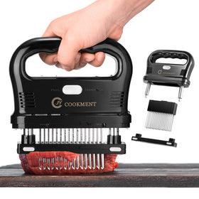 JY COOKMENT meat tenderizer needles 48 improve texture and marinade absorption.