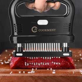 JY COOKMENT micro channels boost marinade penetration for juicier meat.