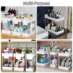 JYSMYWS versatile storage for kitchen and bathroom cabinets.
