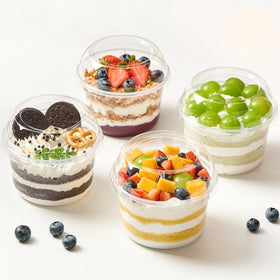 Jycnolm dome lid design offers decoration space while protecting toppings