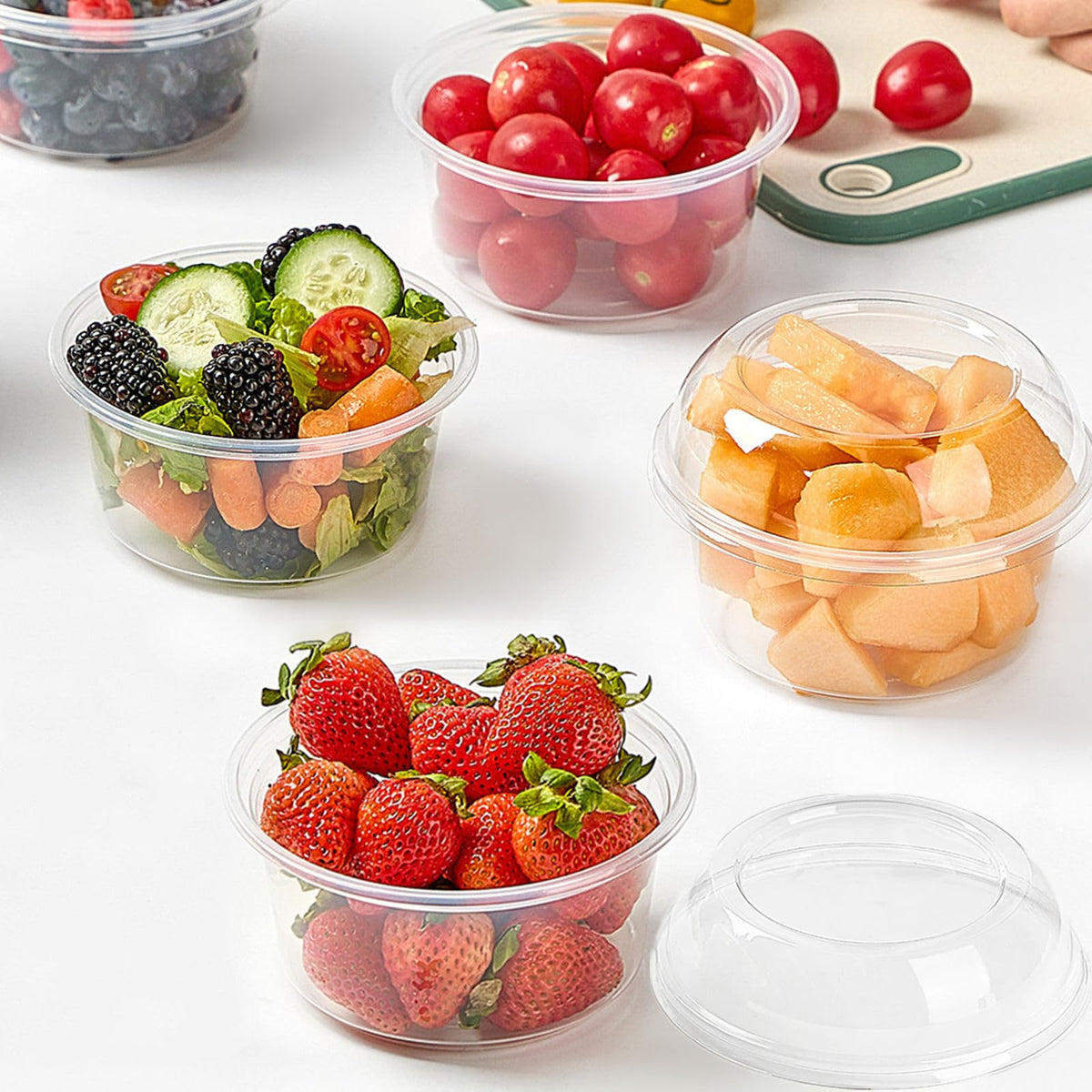 Jycnolm tall dome lid with tight seal for decorated desserts
